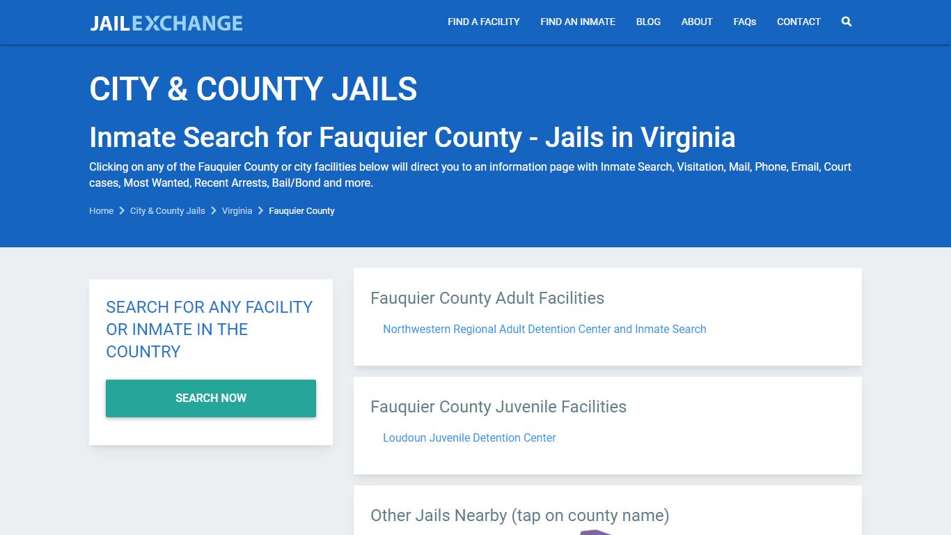 Fauquier County Jail Inmates | Arrests | Mugshots | VA